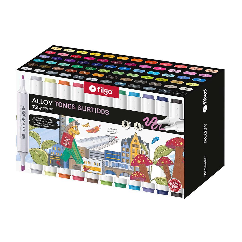 MARCADOR ARTISTICO FILGO ALLOY. ESTUCHE X72