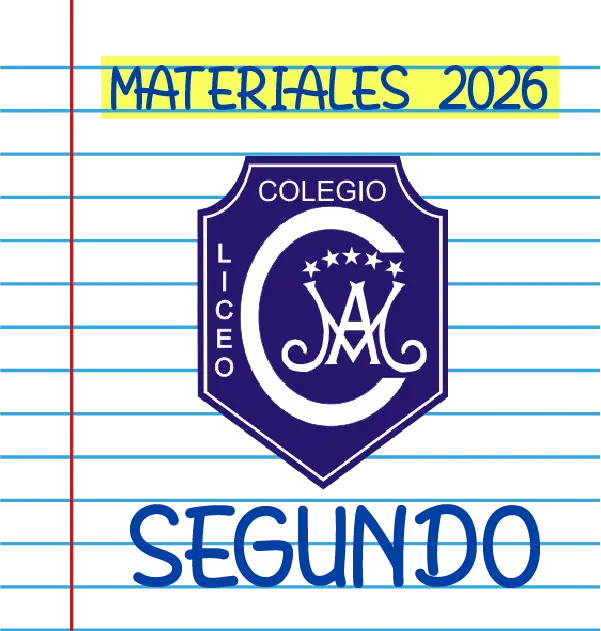 MATERIALES SEGUNDO AÑO - CORAZÓN DE MARÍA 2026 