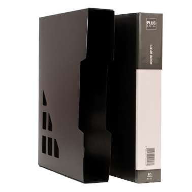 Carpeta A4 tapa rígida c/80 folios. Plus Office