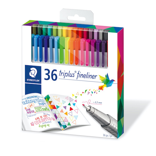 CAJA C/36 MARCADORES STAEDTLER TRIPLUS FINELINER 0.3MM