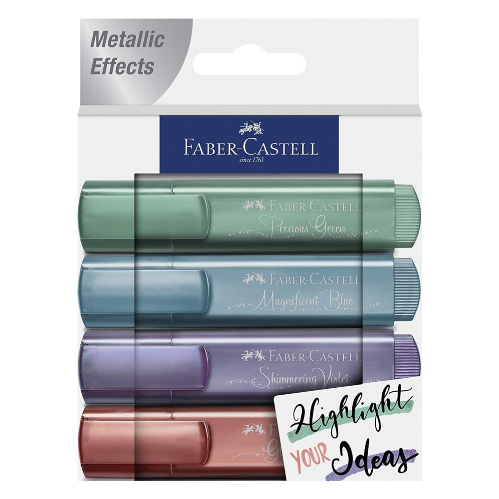RESALTADORES FABER METAL X4. Nuevos