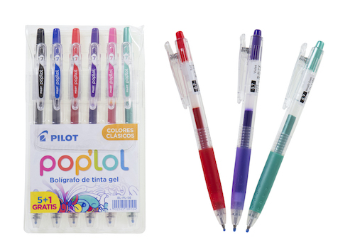 ESTUCHE X6 BOLIGRAFO POP LOL. COLORES CLÁSICOS