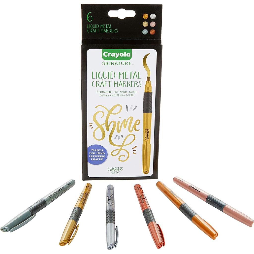CRAYOLA SIGNATURE. MARCADORES METÁLICOS
