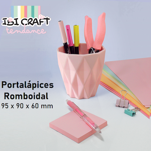 PORTALAPICES PLASTICO TRAMA ROMBOIDAL IBI CRAFT TENDANCE
