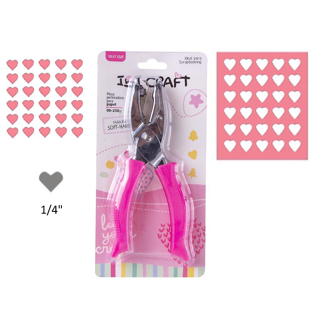 Sacabocado IBI CRAFT. Diseño CORAZON 6mm