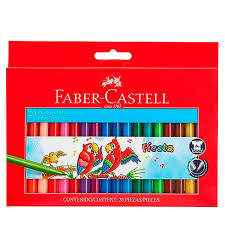 Marcadores Faber Castell finos x20 (CAJA) 