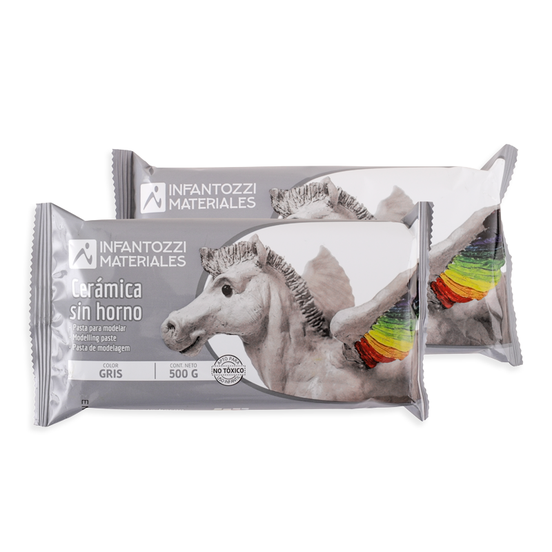 Cerámica gris 500g INFANTOZZI