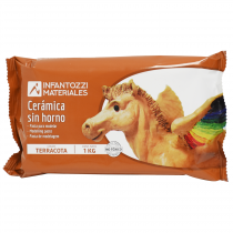 Cerámica terracota 1kg INFANTOZZI
