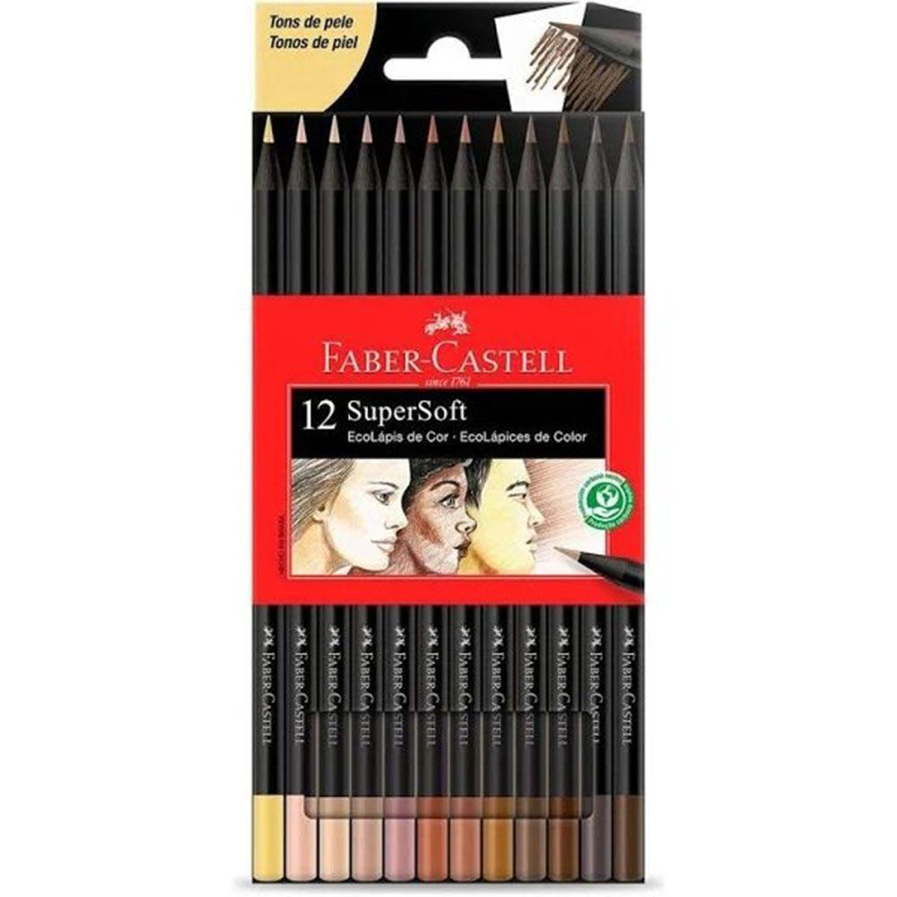 Lápices Faber Castell Super Soft TONOS PIEL. X12  