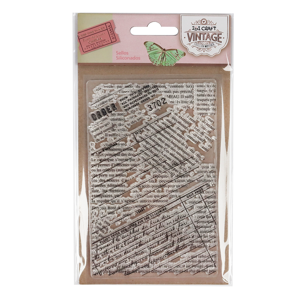 SELLOS CRISTAL P/BASE ACRILICA IBI CRAFT - SERIE "NOTAS"