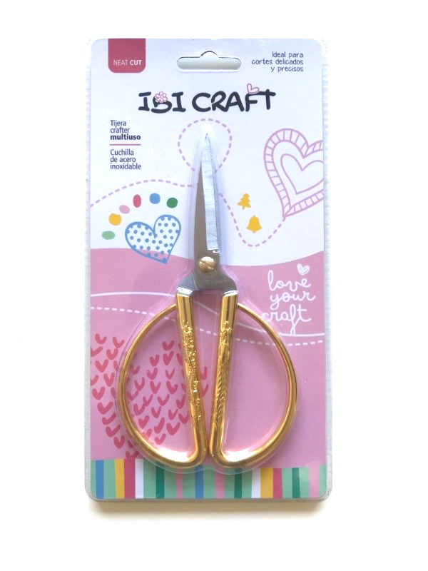 TIJERA IBI CRAFT DE PRECISIÓN. 15CM - GOLD/SILVER
