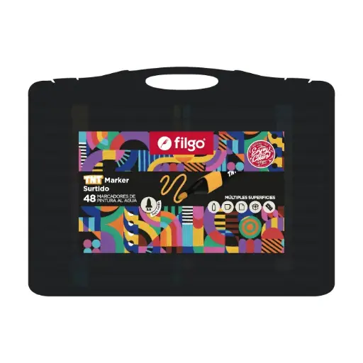 FILGO MARCADOR ACRILICO TNT 3.0 - VALIJA X48 COLORES