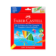 Lápices de color Faber Castell largos x24
