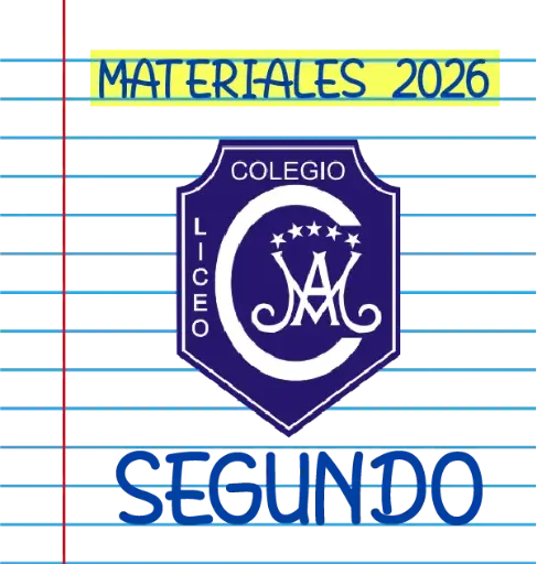 MATERIALES SEGUNDO AÑO - CORAZÓN DE MARÍA 2026 