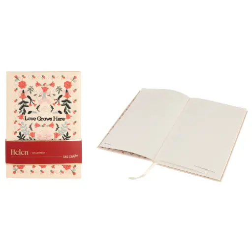 HC CUADERNO RAYADO TAPA BORDADA IBI CRAFT