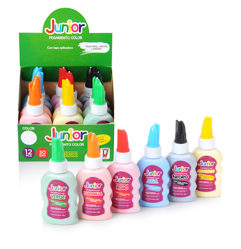 Cola vinilica junior 30g color