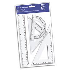 Juego de geometría 20cm