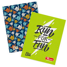 Cuaderno 48 hojas papiros flex