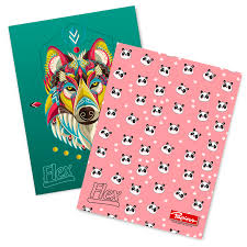 Cuaderno 24 hojas papiros flex