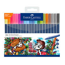 Fibras Faber Castell x20. TRAZO FINO